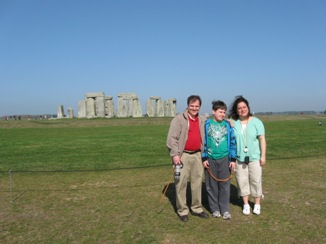 Stonehenge - family pic